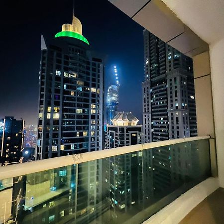 High Floor With City Skyline & Burj Khalifa View 3 Bedroom Unit Marina 두바이 외부 사진