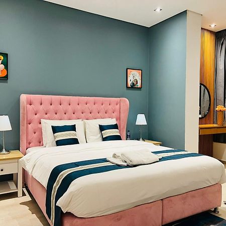 High Floor With City Skyline & Burj Khalifa View 3 Bedroom Unit Marina 두바이 외부 사진