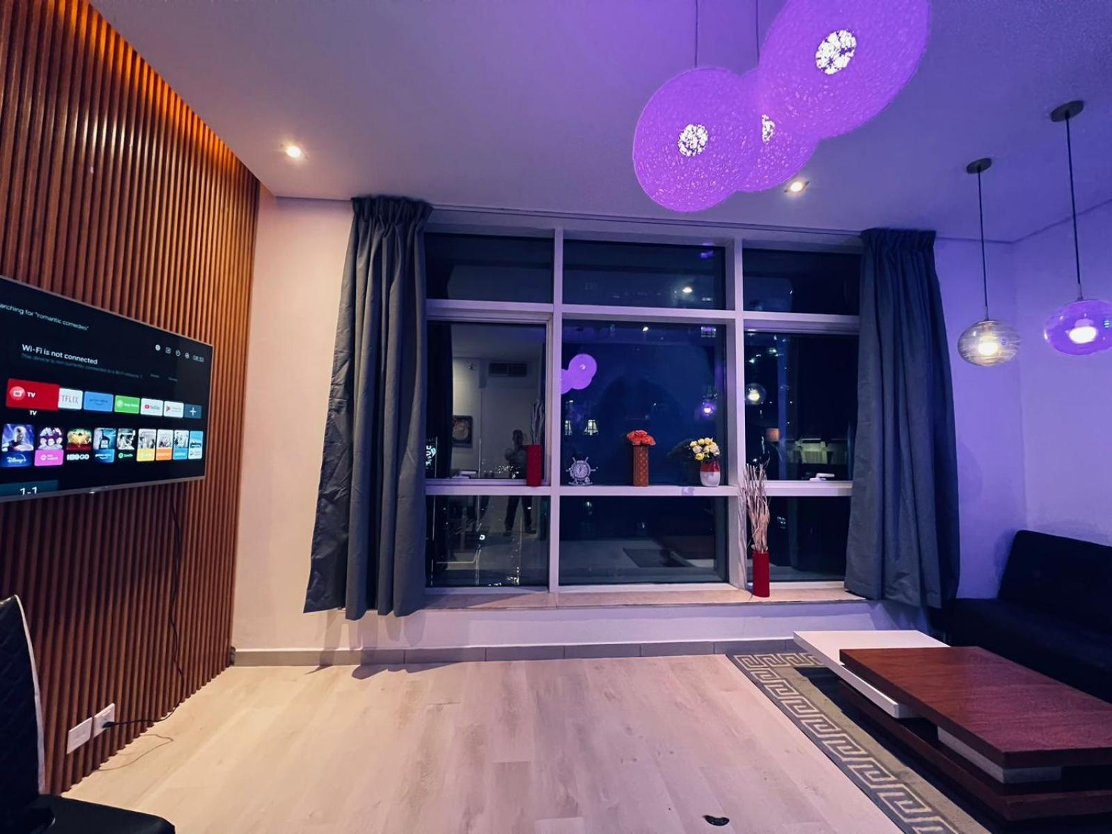 High Floor With City Skyline & Burj Khalifa View 3 Bedroom Unit Marina 두바이 외부 사진