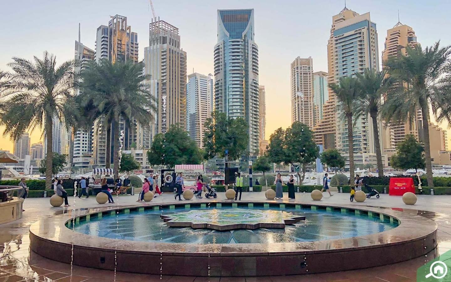 High Floor With City Skyline & Burj Khalifa View 3 Bedroom Unit Marina 두바이 외부 사진