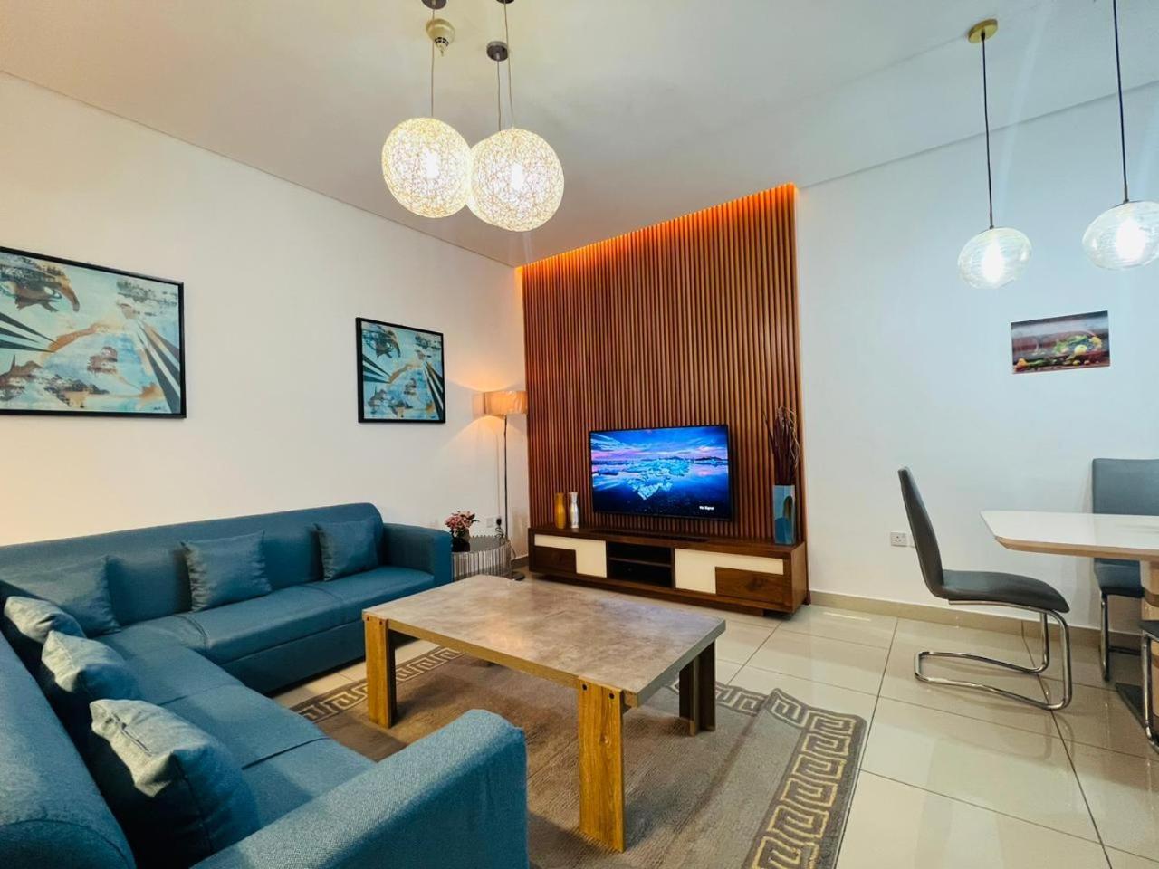 High Floor With City Skyline & Burj Khalifa View 3 Bedroom Unit Marina 두바이 외부 사진