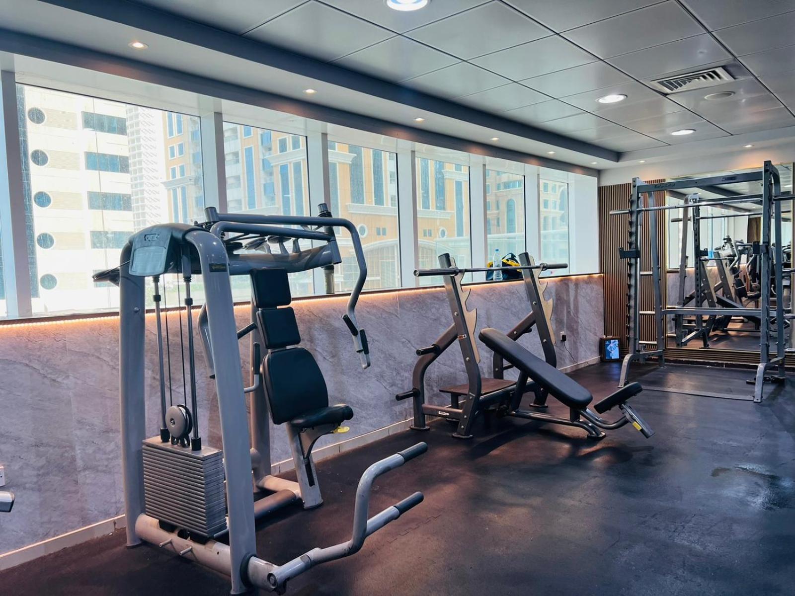 High Floor With City Skyline & Burj Khalifa View 3 Bedroom Unit Marina 두바이 외부 사진