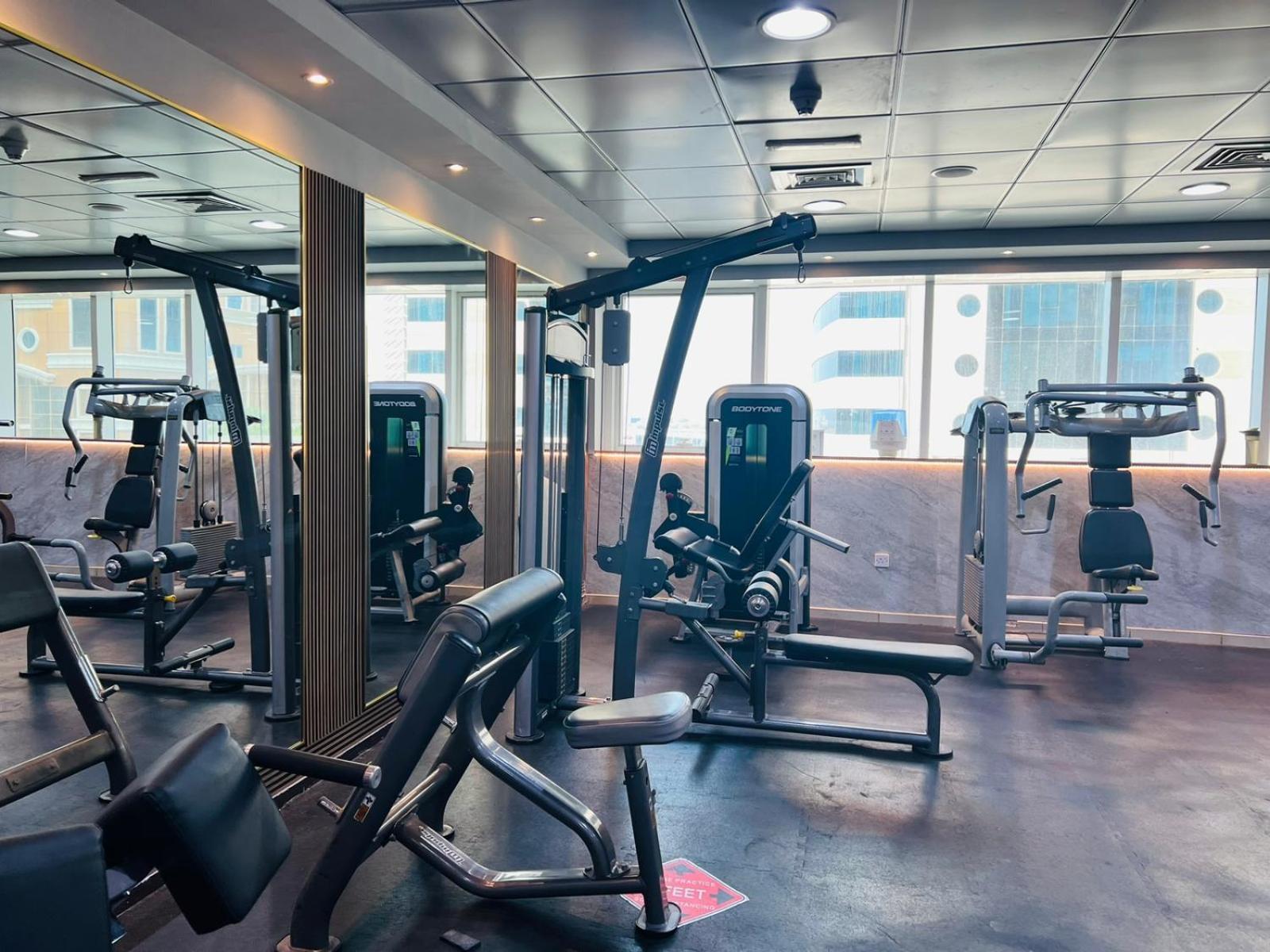High Floor With City Skyline & Burj Khalifa View 3 Bedroom Unit Marina 두바이 외부 사진