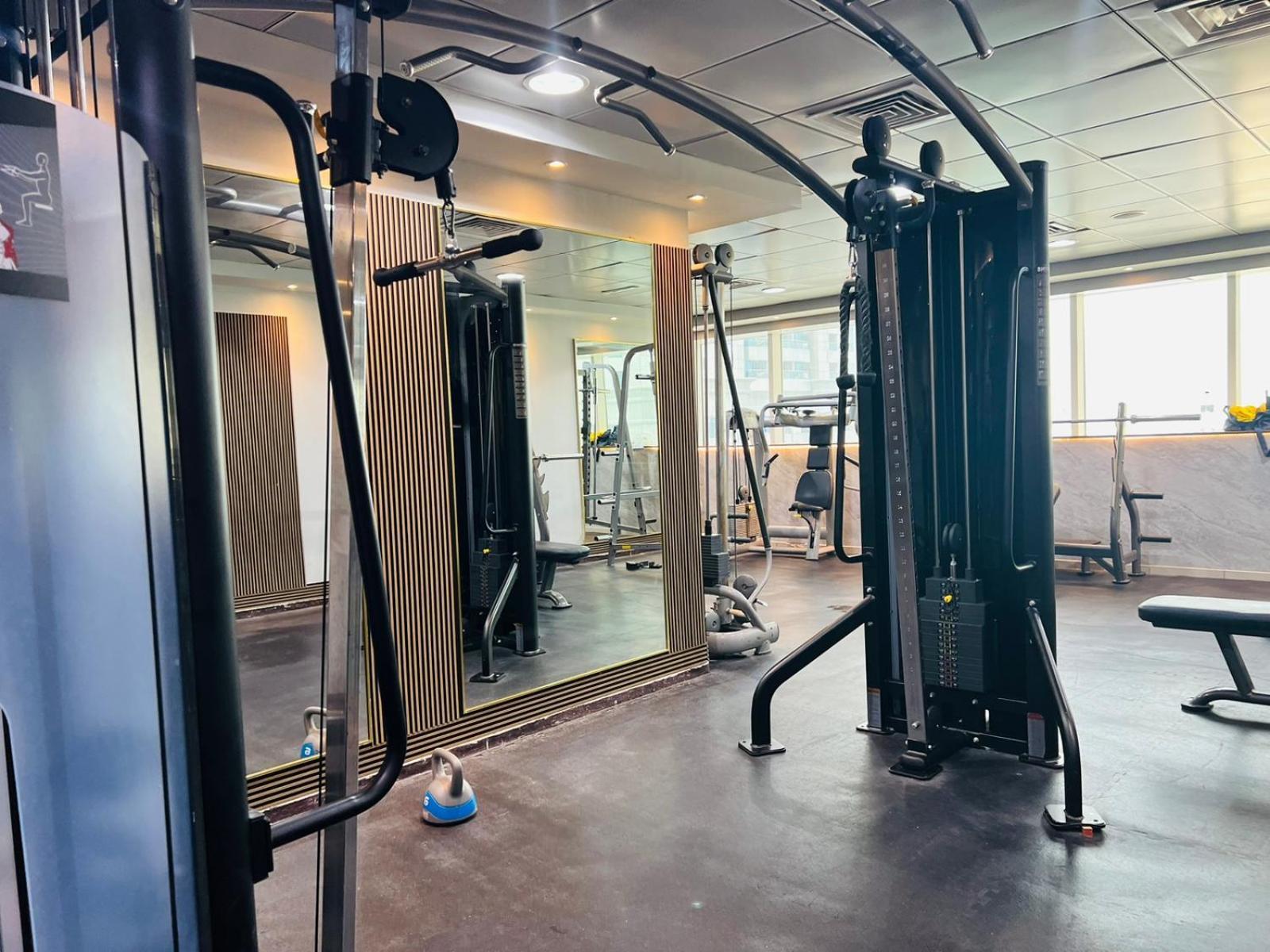 High Floor With City Skyline & Burj Khalifa View 3 Bedroom Unit Marina 두바이 외부 사진