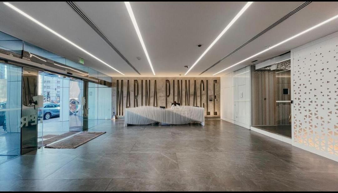 High Floor With City Skyline & Burj Khalifa View 3 Bedroom Unit Marina 두바이 외부 사진