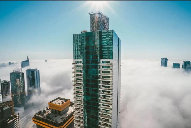 High Floor With City Skyline & Burj Khalifa View 3 Bedroom Unit Marina 두바이 외부 사진